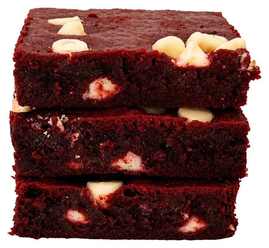 Red Velvet Protein Brownie